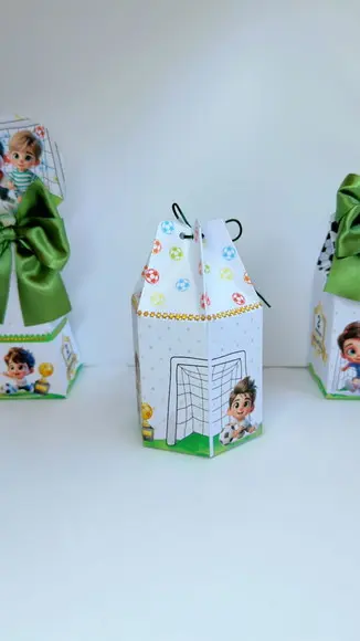 Caixa Modelo Saquinho Futebol Baby