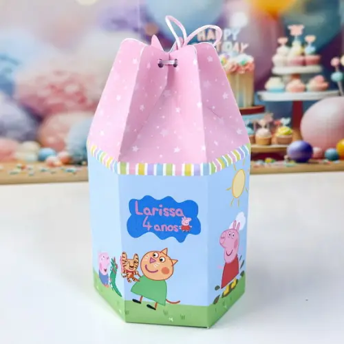 Caixa Modelo Saquinho Pepa Pig