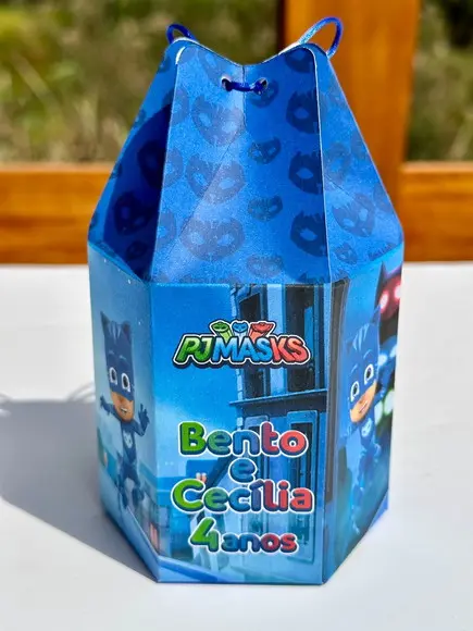 Caixa Modelo Saquinho Pj Mask