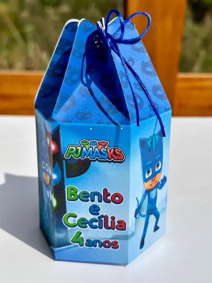 Caixa Modelo Saquinho Pj Mask