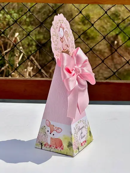 Caixa Pirâmide / Cone Bosque Menina