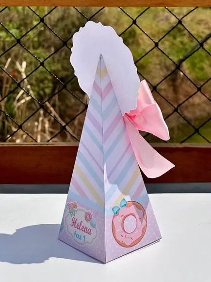 Caixa Pirâmide / Cone Confeitaria/doceria 2