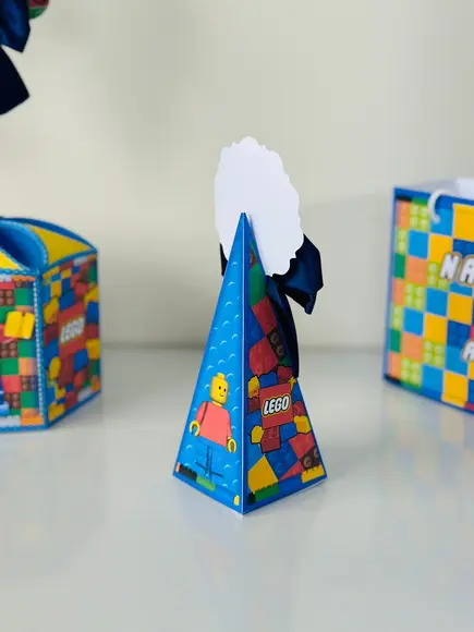 Caixa Pirâmide / Cone do Lego