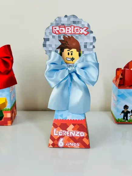 Caixa Pirâmide / Cone Tema Roblox