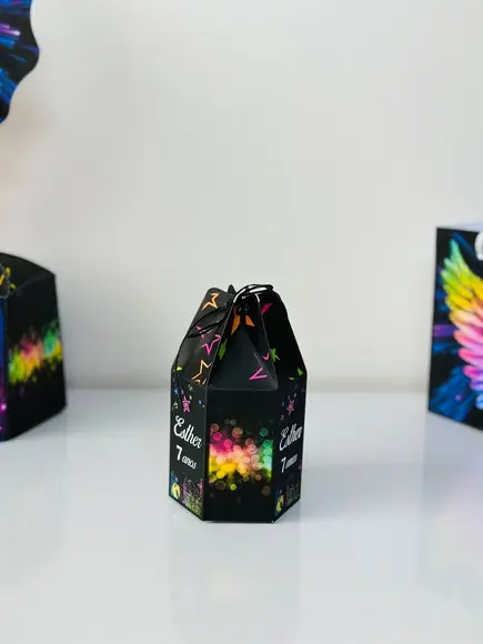 Caixa Saquinho de Neon