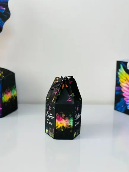 Caixa Saquinho de Neon