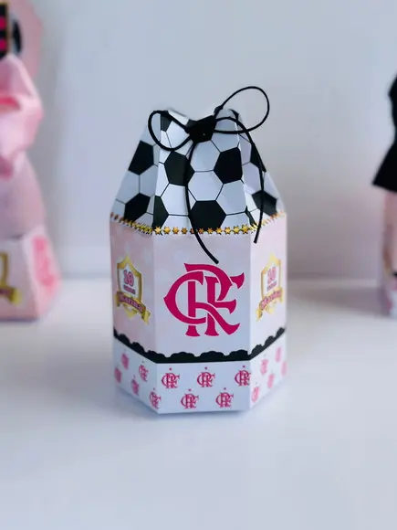 Caixa Saquinho do Flamengo Rosa