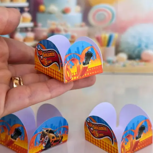 Forminhas de Doce Hot Wheels