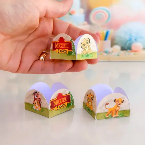 Forminhas de Doce Rei Leão