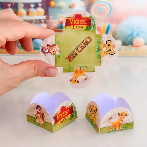 Forminhas de Doce Rei Leão