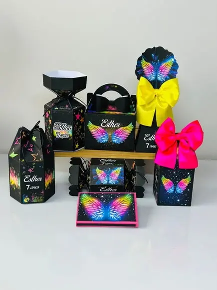 Kit 105 Caixas de Neon