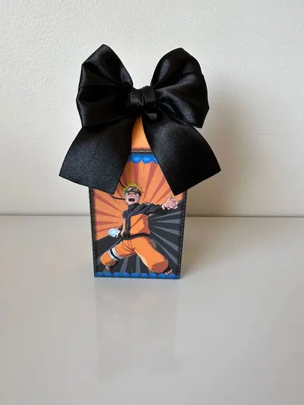 Kit 105 Caixas para Festa do Naruto