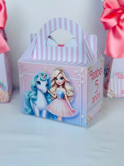 Kit 21 Caixas da Barbie Unicornio