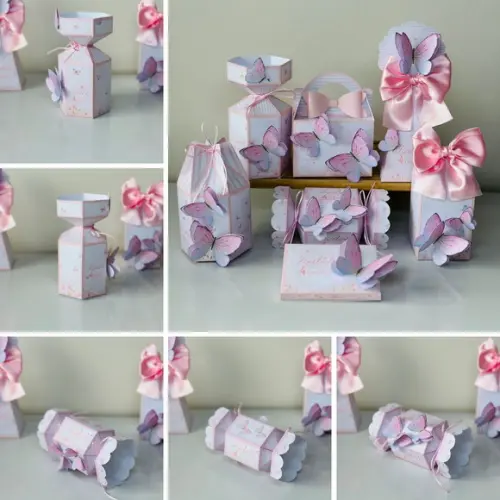 Kit 21 Caixas das Borboletas em 3d