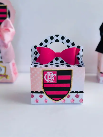 Kit 21 Caixas do Flamengo Rosa