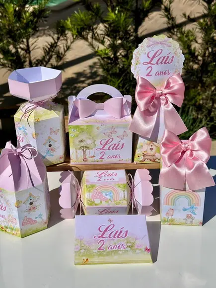 Kit 21 Caixas do Jardim Encantado