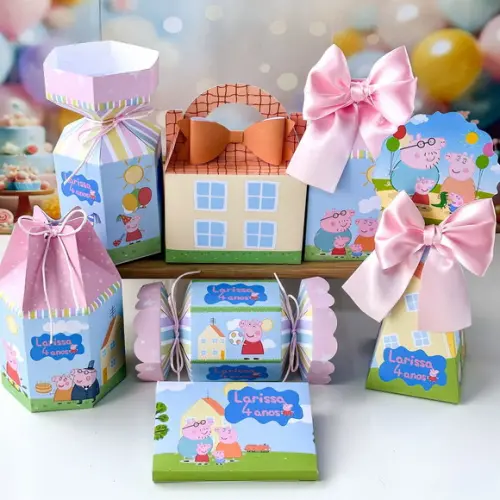 Kit 21 Caixas Pepa Pig