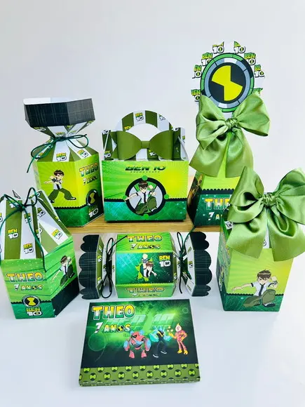 Kit 28 Caixas do Ben 10