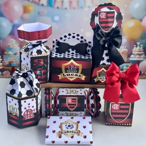 Kit 28 Caixas do Flamengo