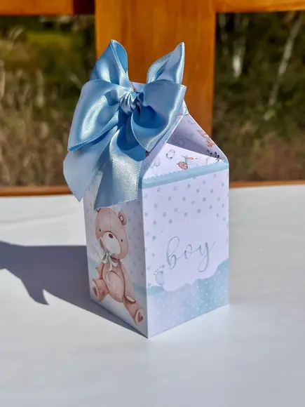 Kit 28 Caixas para Chá Revelação Ursinhos
