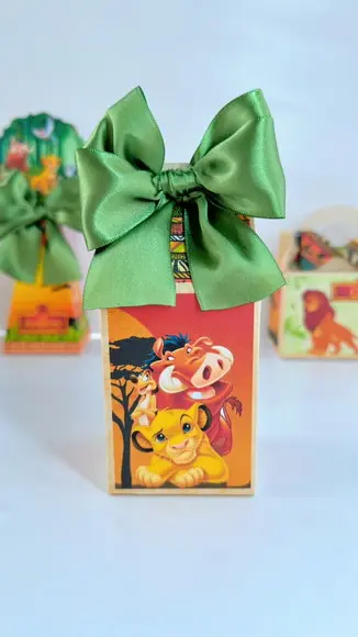 Kit 28 Caixas Rei Leão