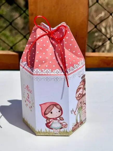 Kit 30 Caixas da Chapeuzinho Vermelho