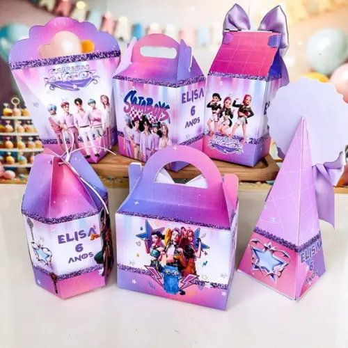 Kit 30 Caixas Guerreiras do K-pop