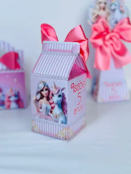 Kit 35 Caixas da Barbie Unicornio