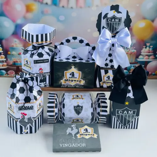 Kit 35 Caixas do Atletico Mineiro