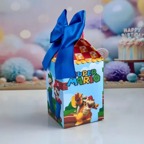 Kit 35 Caixas do Super Mario Bros