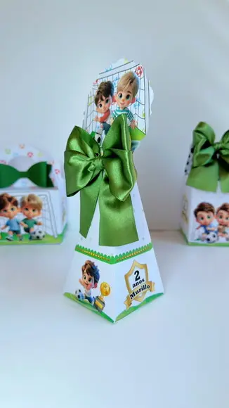Kit 35 Caixas do Tema Futebol Baby