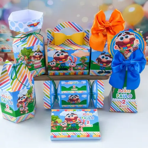 Kit 35 Caixas Tema José Comilão