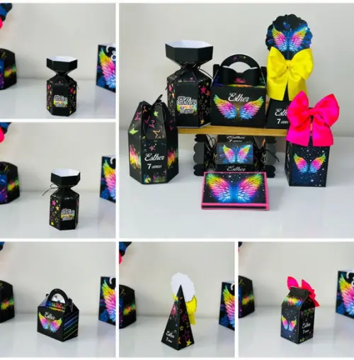 Kit 42 Caixas de Neon