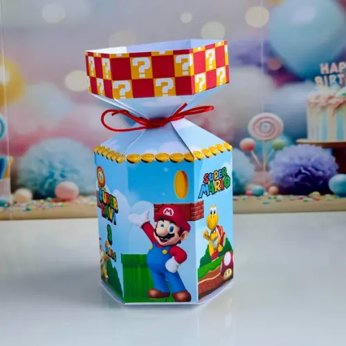 Kit 42 Caixas do Super Mario Bros