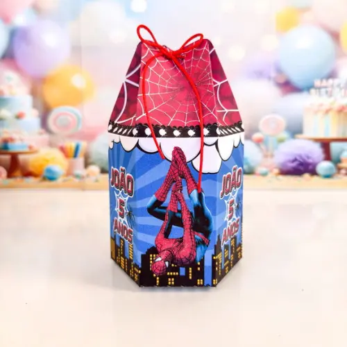 Kit 48 Caixas Homem Aranha