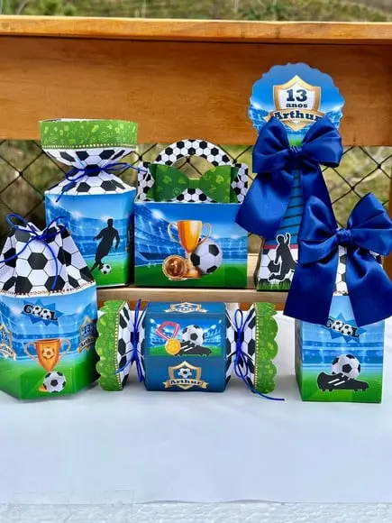 Kit 54 Caixas de Futebol