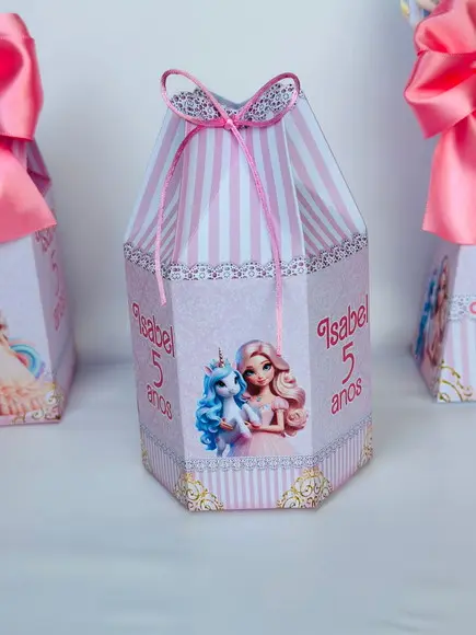 Kit 56 Caixas da Barbie Unicornio