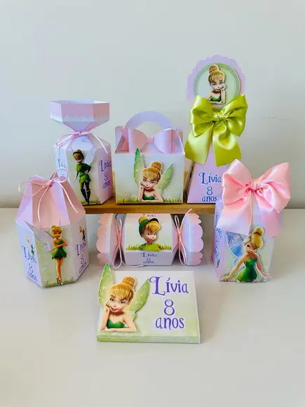 Kit 56 Caixas da Tinker Bell