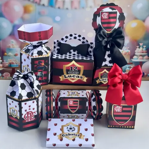 Kit 60 Caixas do Flamengo