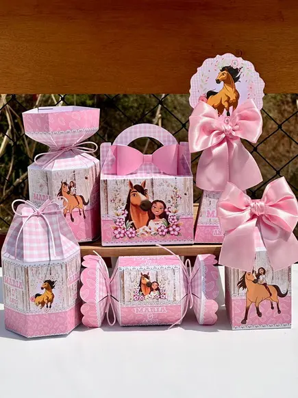 Kit 60 Caixas Tema Spirit