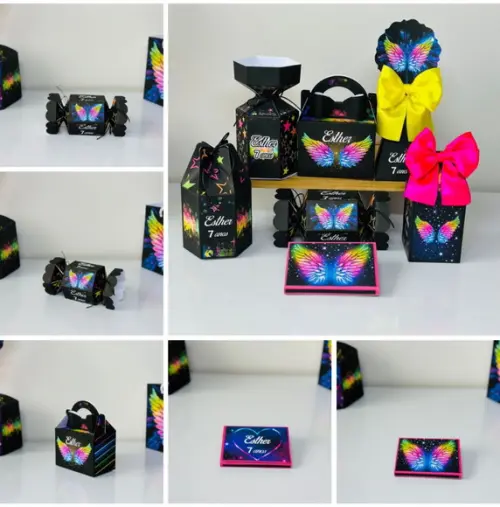 Kit 70 Caixas de Neon
