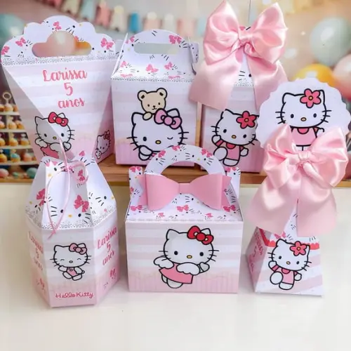 Kit 84 Caixas Hello Kitty