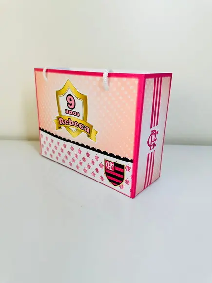 Sacola do Flamengo Rosa