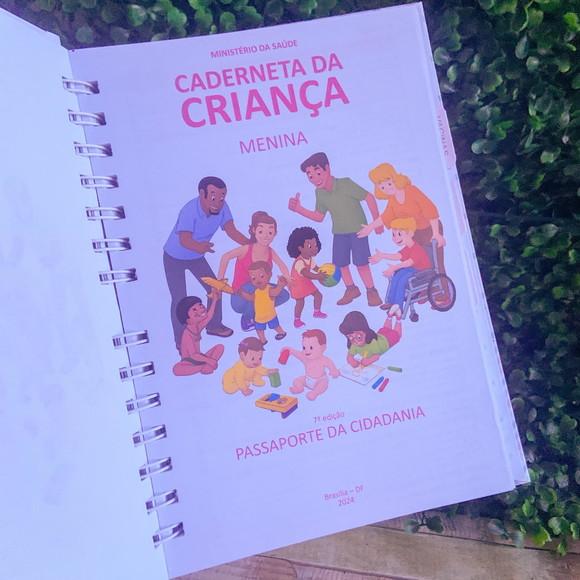 Caderneta de Vacinação Personalizada boho