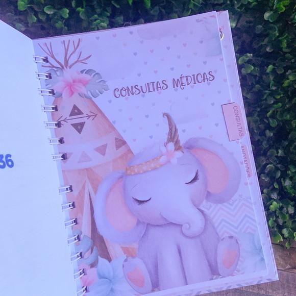 Caderneta de Vacinação Personalizada boho