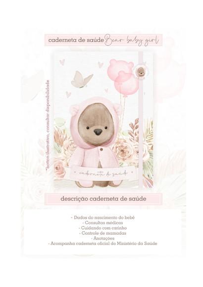 Caderneta de Vacinação Personalizada ursinha