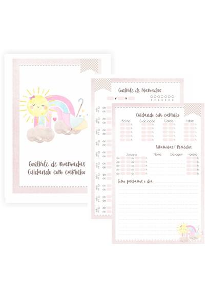Caderneta de Vacinação Personalizada arco-iris
