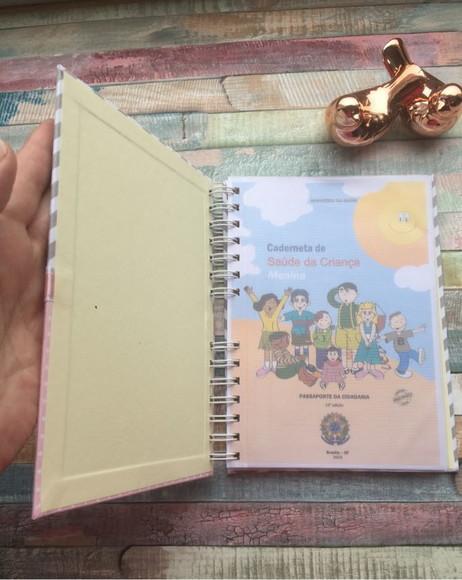 Caderneta de Vacinação Personalizada fada