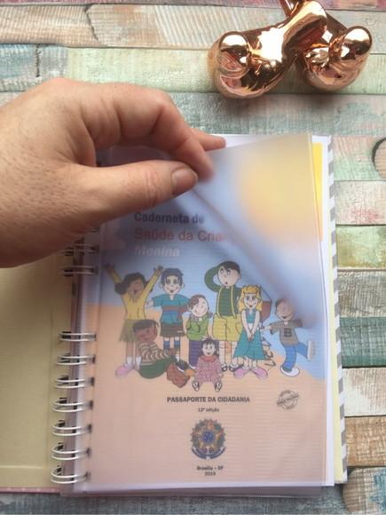 Caderneta de Vacinação Personalizada fada