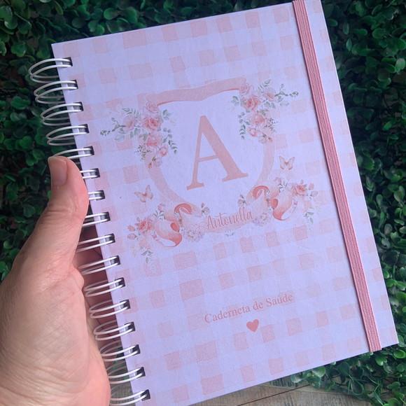 Caderneta de Vacinação Personalizada monograma
